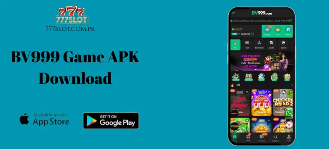 BV999 Game APK withdrawal menu featuring JazzCash and EasyPaisa payment options.